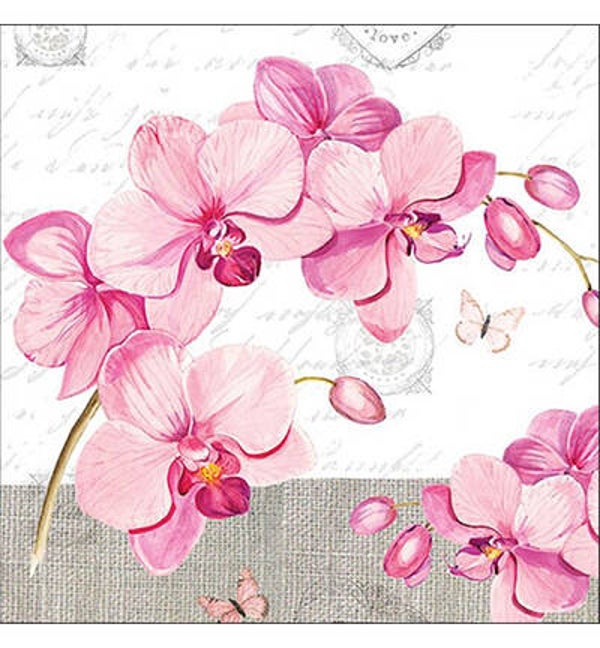 Ambiente servet orchids with love 33 x 33 cm 13309955