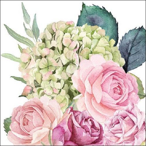 Ambiente servet rose garden 33 x 33 cm 13313265
