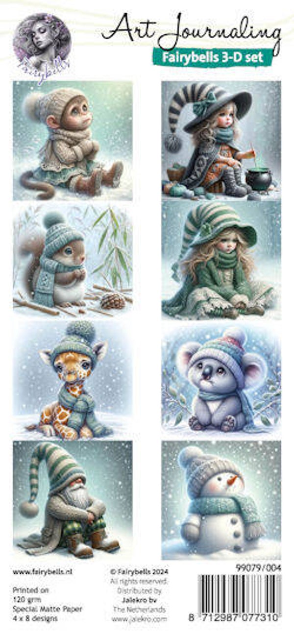 Art Journaling Fairybells 3-D set nummer 4 99079/004