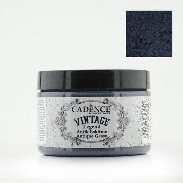 Cadence Vintage legend antique gesso VL 10 dark slate gray pot 150 ml