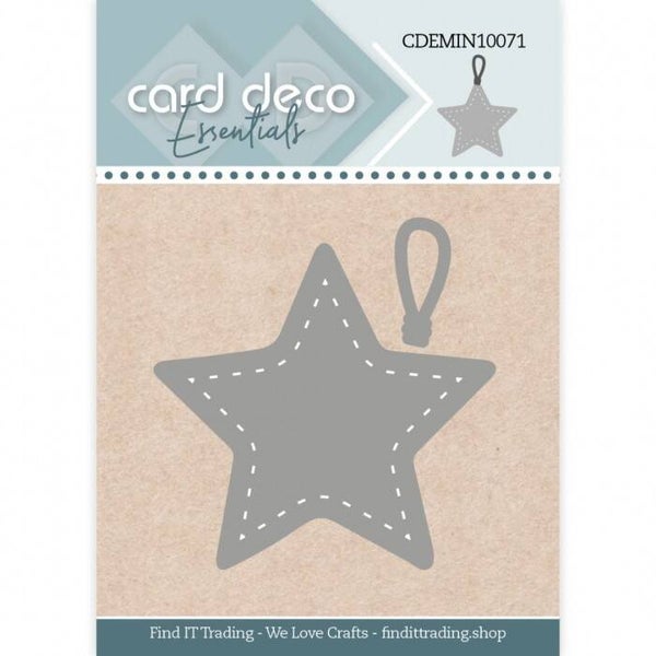 Card Deco Essentials mini dies 71  Hanging Star CDEMIN10071