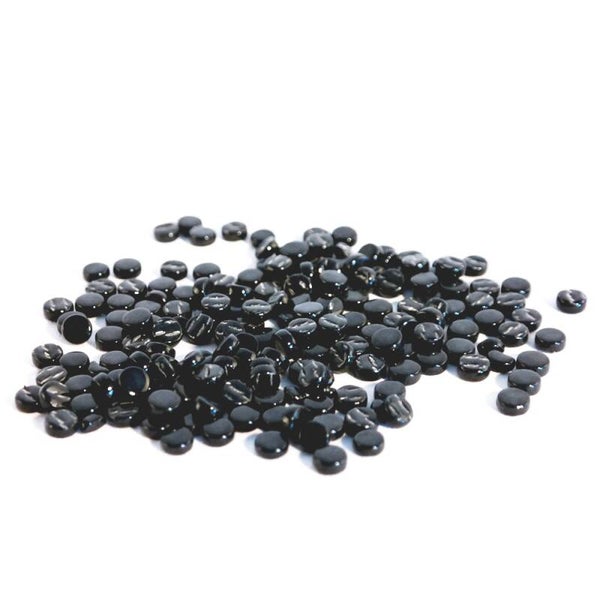 Colourful Mosaics dots zwart rond Ø 8 mm à 75 gram