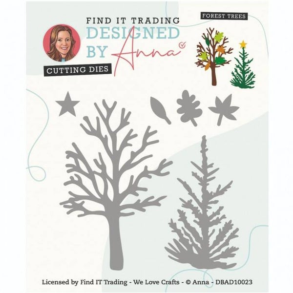 Designed by Anna Mix Match Cutting Die Forest Trees DBAD1002