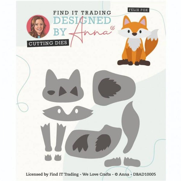 Designed by Anna Mix Match Cutting die Felix fox DBAD10005