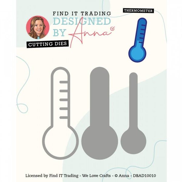 Designed by Anna Mix Match Cutting die thermometer DBAD10010