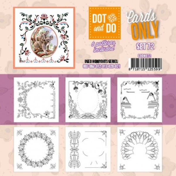 Dot and Do Cards only set 72 CODO072 oplegkaartjes