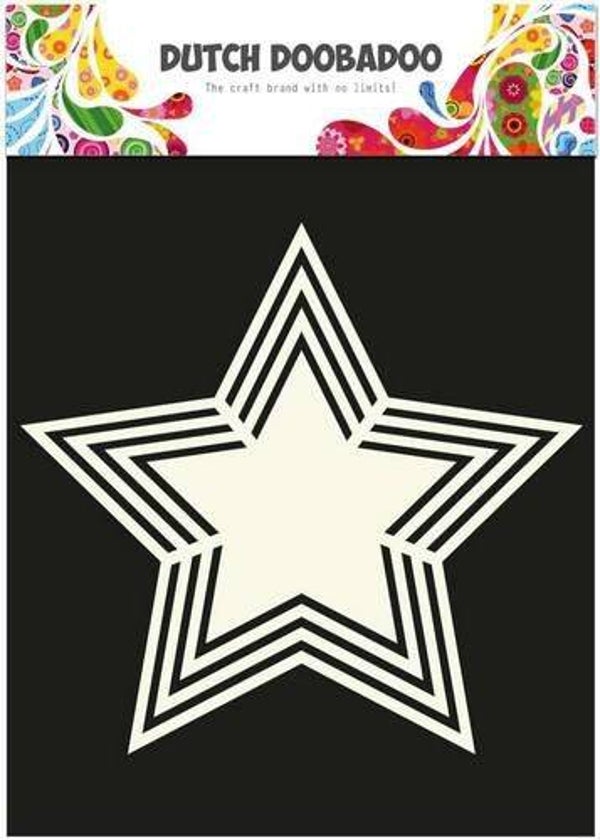 Dutch Doobadoo Stencil Shape Art Star 5 points 470.713.116
