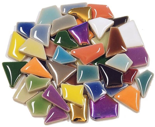 Flip keramische mini mix mozaïek à 65 gram gemengde kleuren