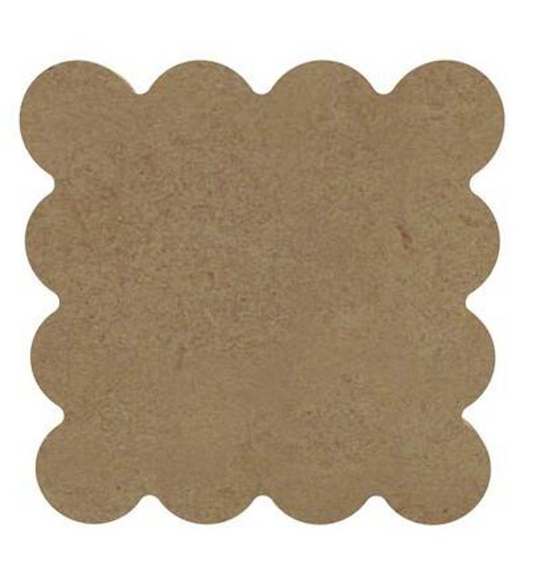 Gomille MDF onderzetter gebold 10 x 10 cm