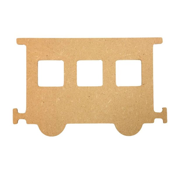 Gomille MDF (trein) wagon 15 x 9,7 cm dikte 5 mm