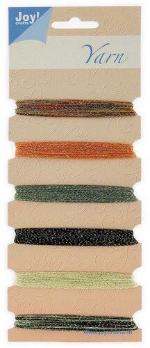 Joy!Crafts borduurgarenset 19 t/m 24 oranje/groen/goud 6300/