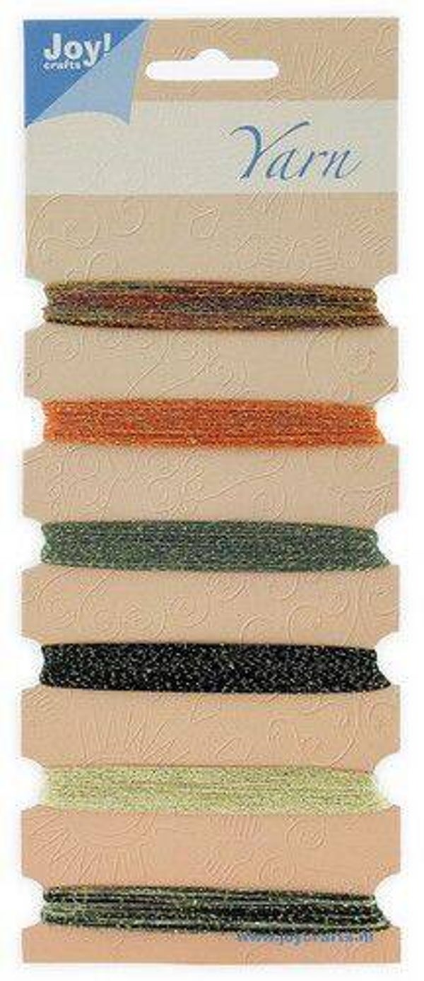 Joy!Crafts borduurgarenset 19 t/m 24 oranje/groen/goud 6300/