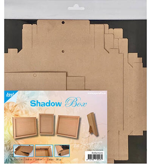 Joy!Crafts Shadow Box kraft 250 grams 3 stuks 8089/0270