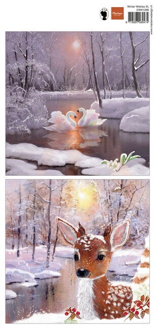 Marianne Design Winter Wishes XL 14 x 29,7 cm EWK1296