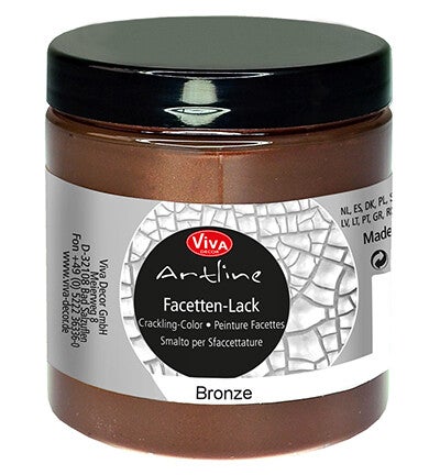 Viva Decor Artline Facetten-Lack Crackling brons pot 250 ml