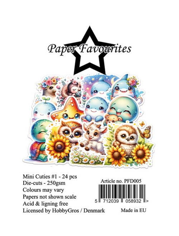 Paper Favourites Die-Cuts Mini Cuties 1 PFD005