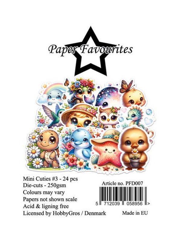 Paper Favourites Die-Cuts Mini Cuties 3 PFD007