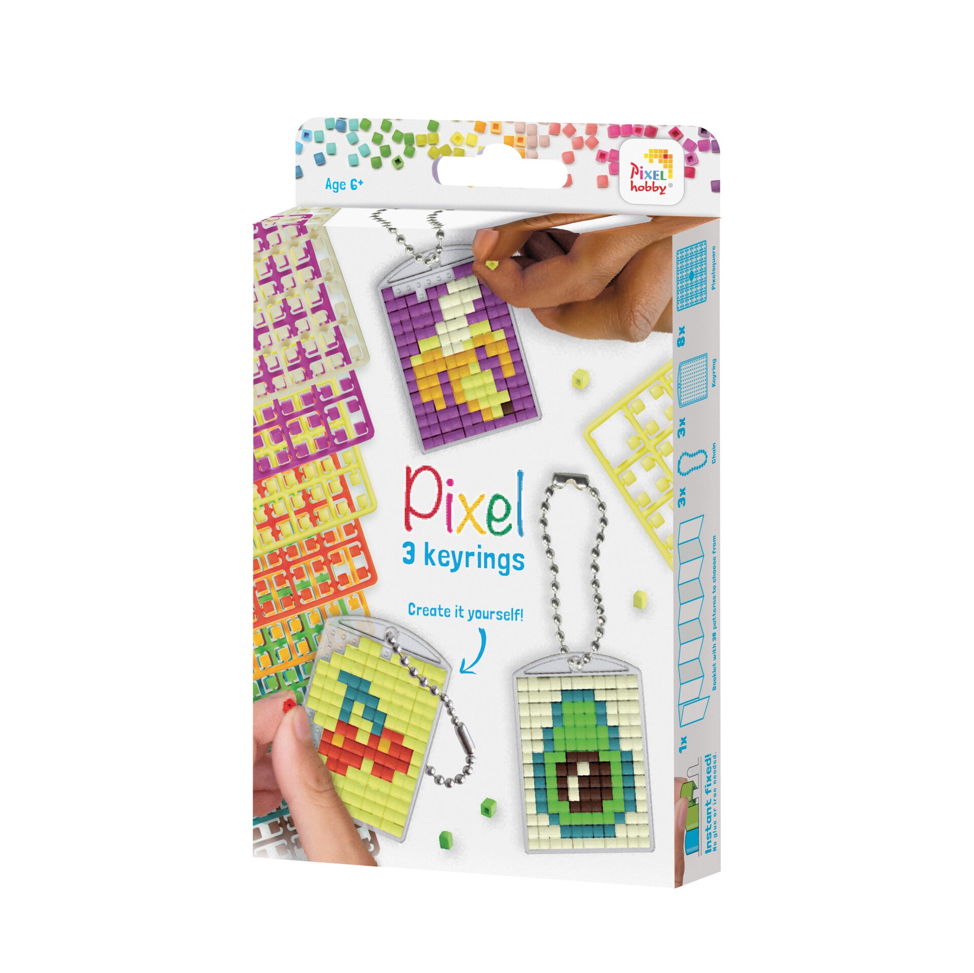 Pixelhobby Create it yourself medaillon set fruit