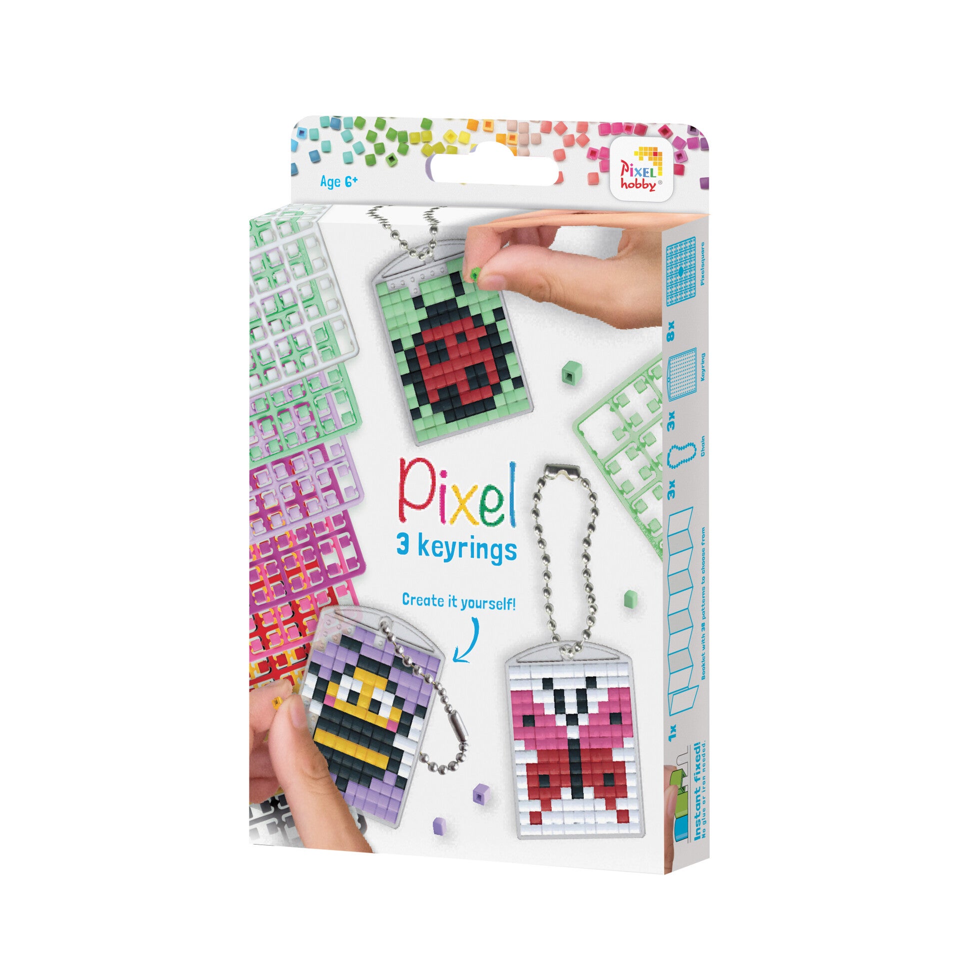 Pixelhobby Create it yourself medaillon set insecten