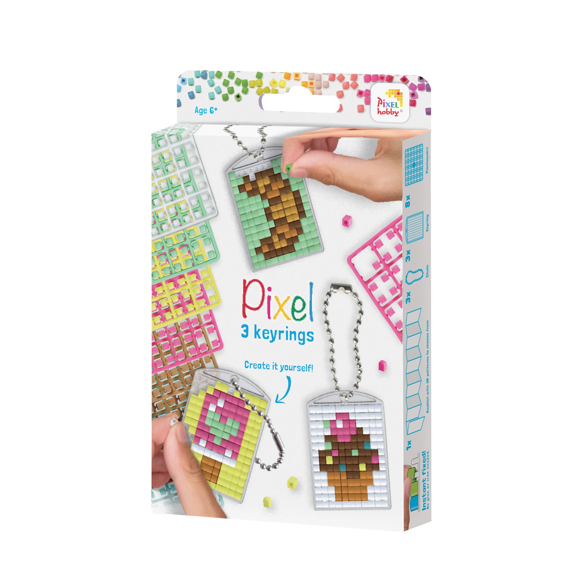 Pixelhobby Create it yourself medaillon set zoetigheden