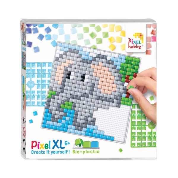 Pixelhobby Create it yourself XL 41033 olifant 12 x 12 cm