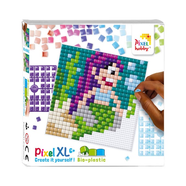 Pixelhobby Create it yourself XL 41050 zeemeermin 12 x 12 cm