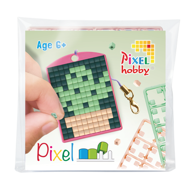 Pixelhobby medaillon startset cactus sleutelhanger 23125
