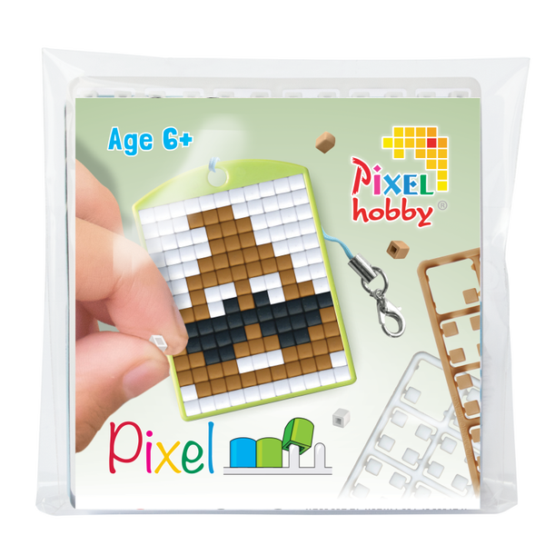 Pixelhobby medaillon startset drol sleutelhanger 23124