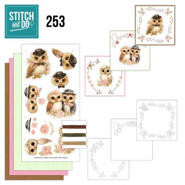 Stitch and Do 253 Berrie's Beauties Owlways Yours STDO253