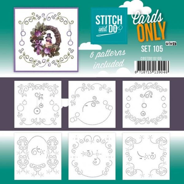 Stitch and Do Cards only 105 en 6 verschillende oplegkaartje