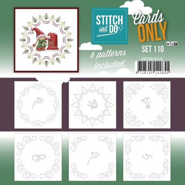 Stitch and Do Cards only 110 en 6 verschillende oplegkaartje