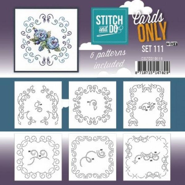 Stitch and Do Cards only 111 en 6 verschillende oplegkaartje