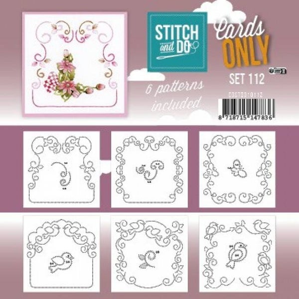 Stitch and Do Cards only 112 en 6 verschillende oplegkaartje
