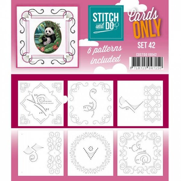Stitch and Do Cards only 42 en 6 verschillende oplegkaartjes