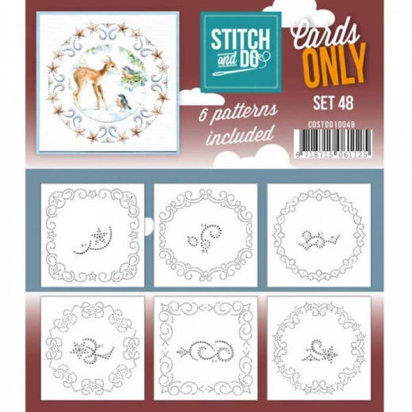 Stitch and Do Cards only 48 en 6 verschillende oplegkaartjes
