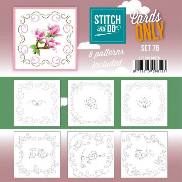 Stitch and Do Cards only 76 en 6 verschillende oplegkaartjes