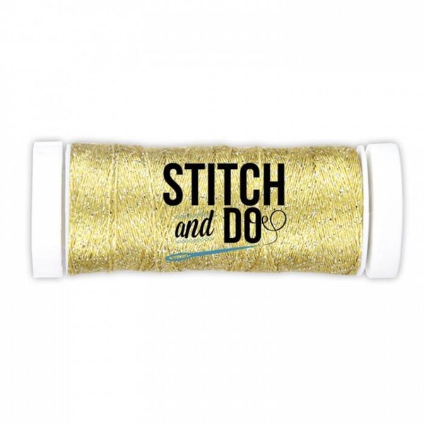 Stitch and Do sparkles embroidery thread yellow gold SDCDS03