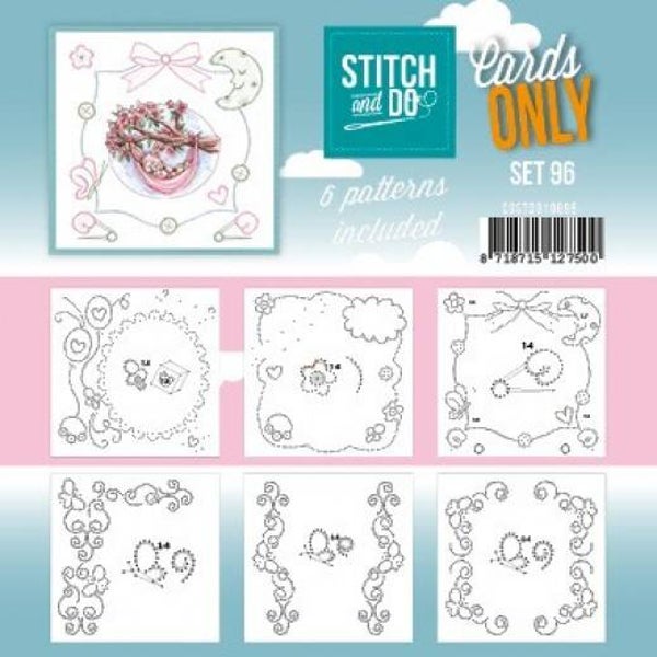 Stitch and Do Cards only 96 met 6 verschillende oplegkaartjes