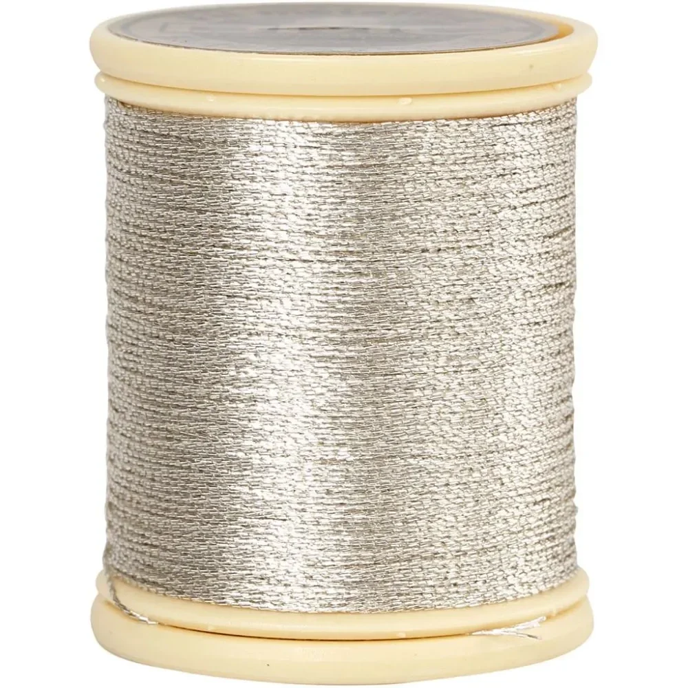 DMC metallic draad zilver dikte 0,36 mm 40 meter AR-CL