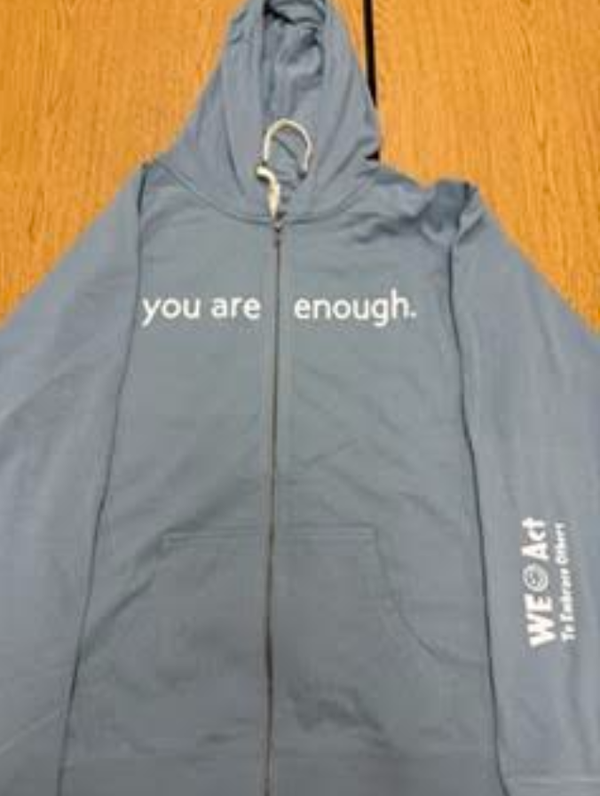 We Act Kindness Zip Up Hoodie 2026
