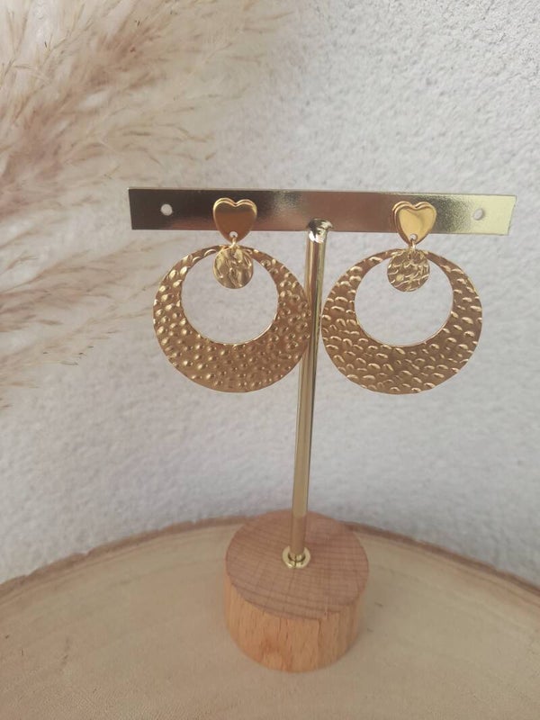 Boucles Amour doré 🤍