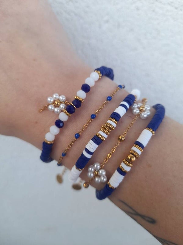 Bracelets thème bleu