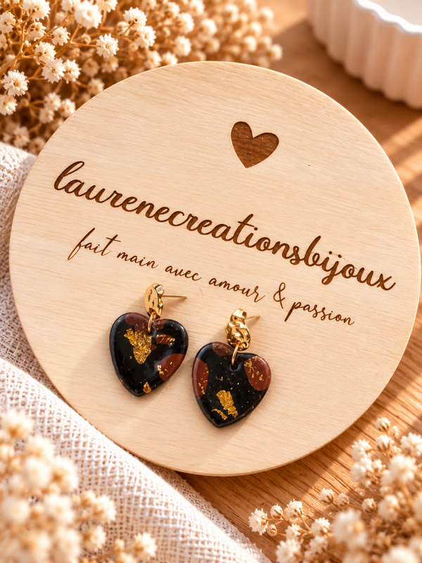 Boucle cœur Léo 🐆
