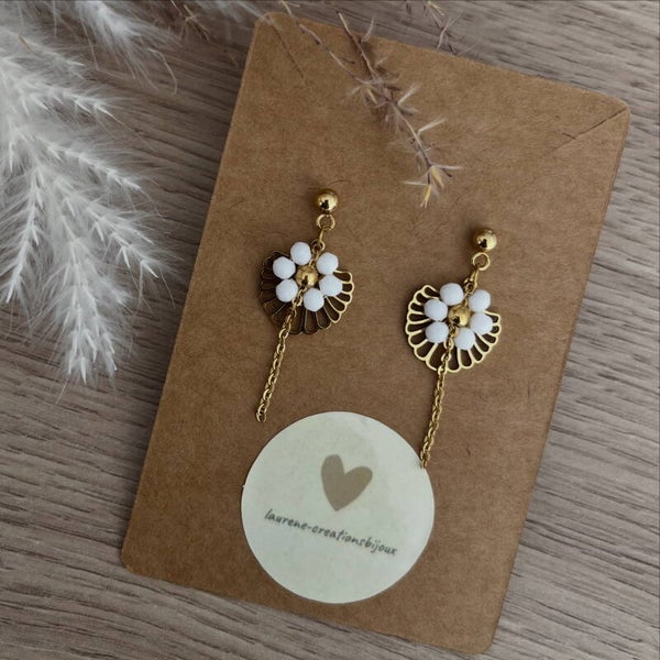 Boucles fantaisies fleurs 🌸