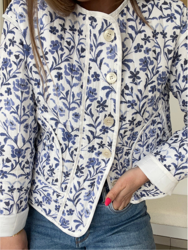 Veste Lilou fleuries 💙