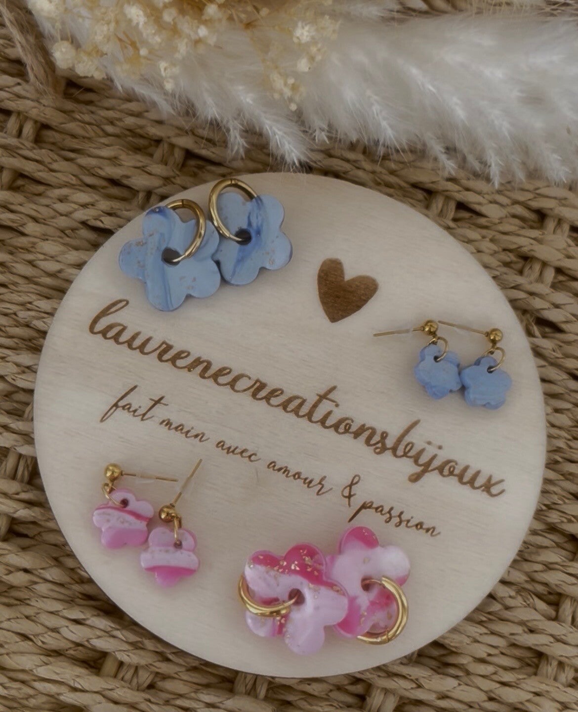 Boucles fleurs