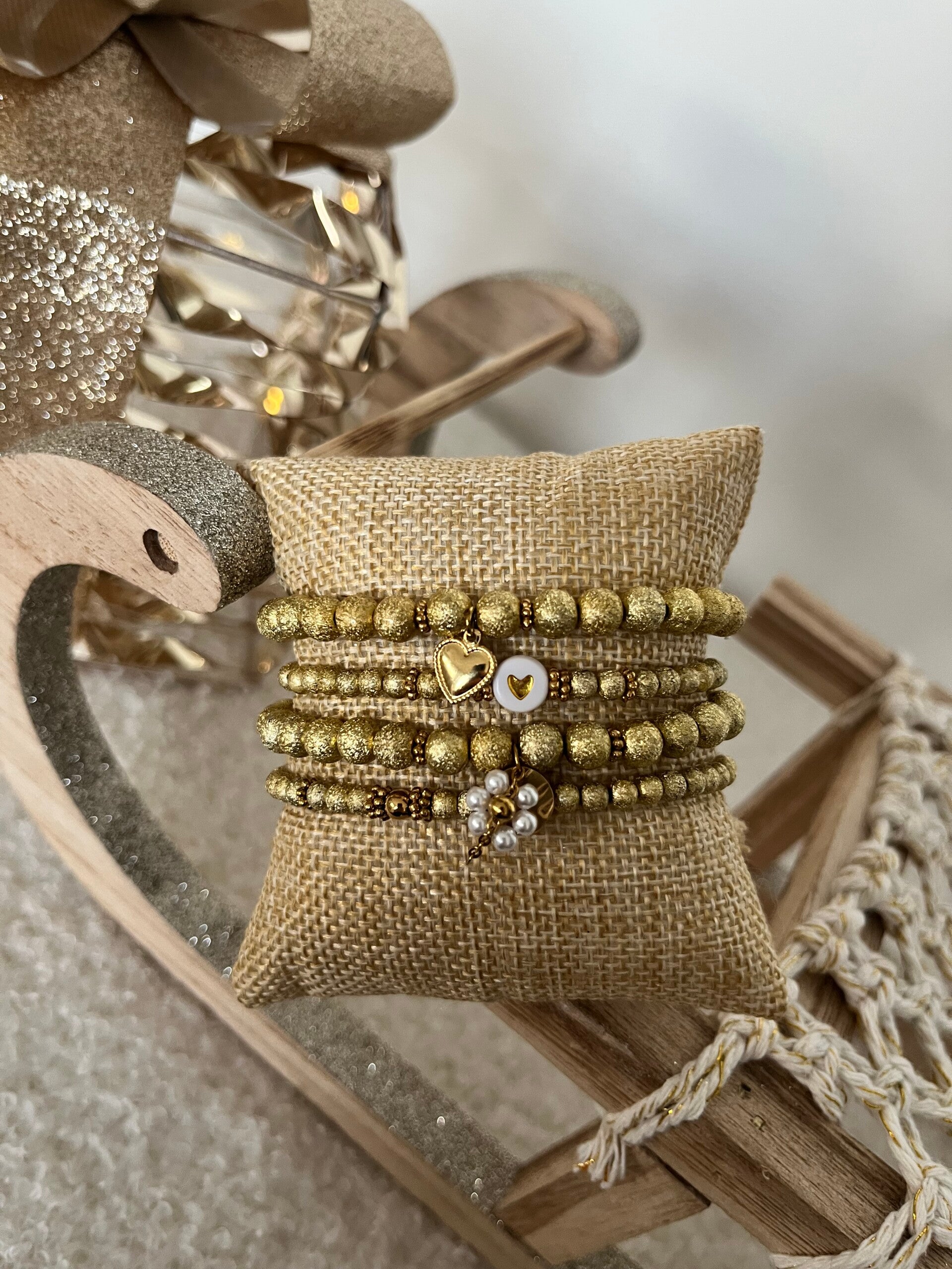 Bracelets paillettés Noël