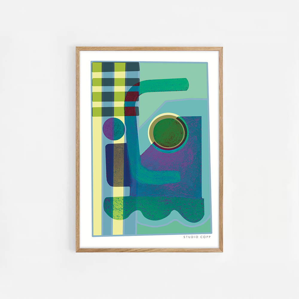 Art Print - Abstract groen