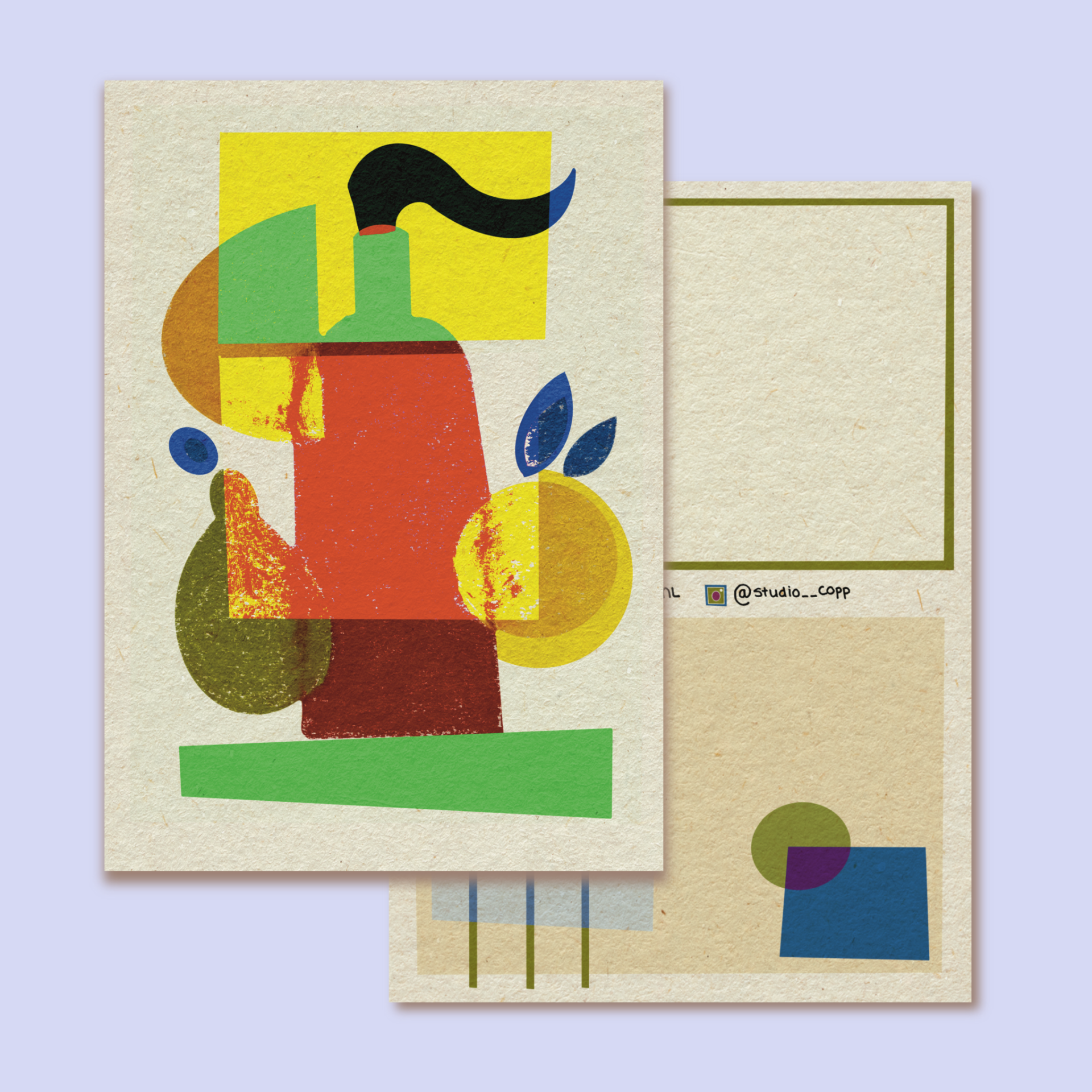 Postkaartje - Rode kan