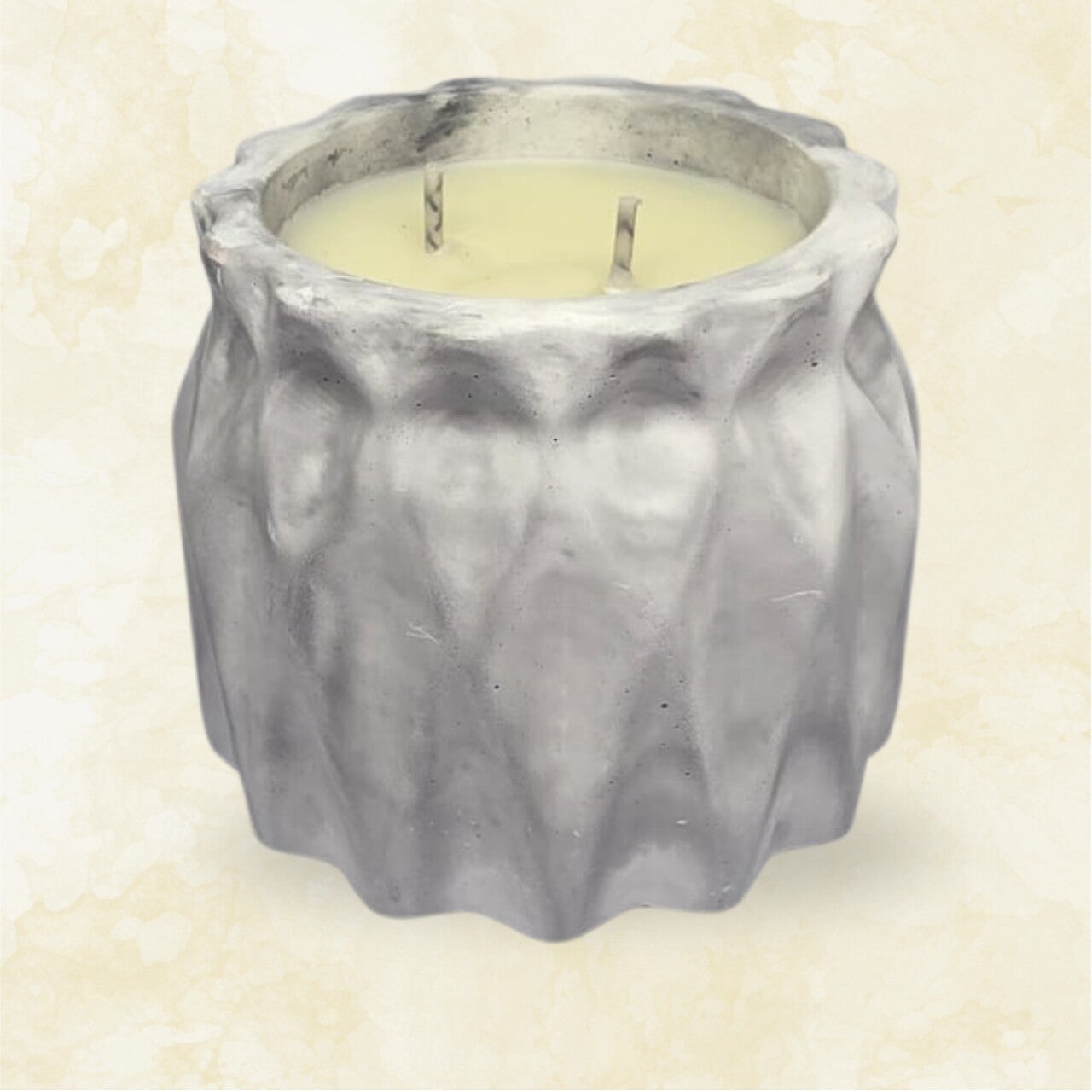 Florero Marmoleado de Cerámica y Yeso –Orquídea Negra 220g